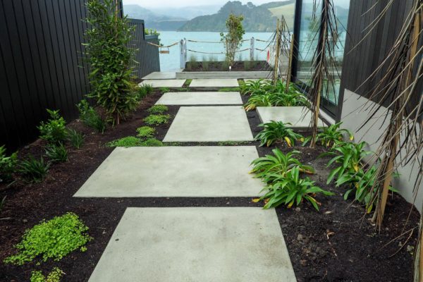 A concrete slab pathway at a residential house in New Brighton by Concrete4U